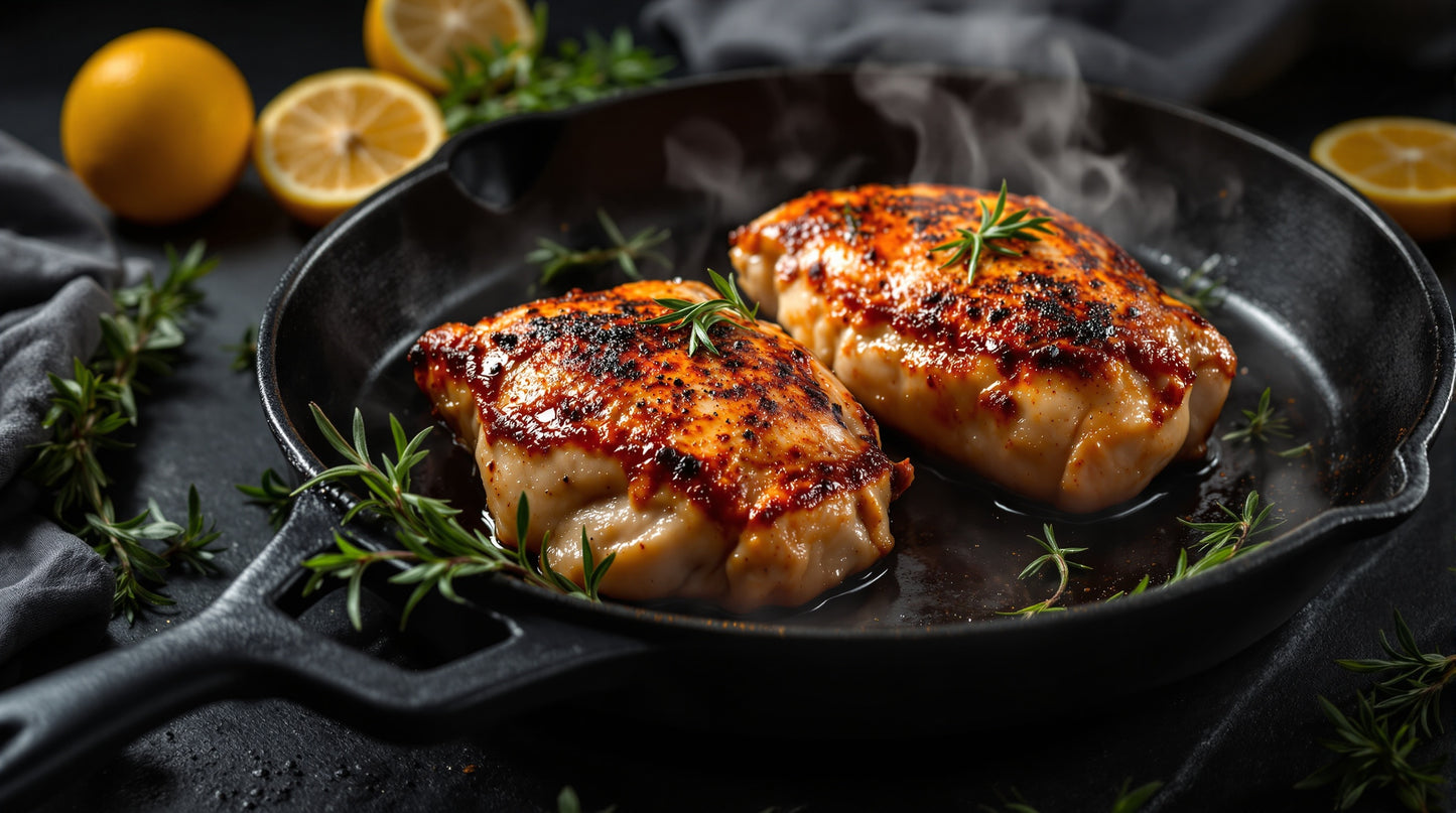 UNU spice jar on kitchen counter — versatile seasoning for eggs vegetables and chicken