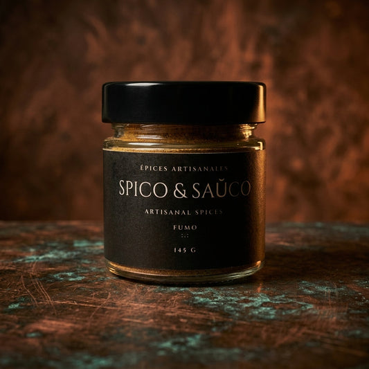 FUMO smoked spice blend jar — zero calorie Canadian seasoning for meal prep